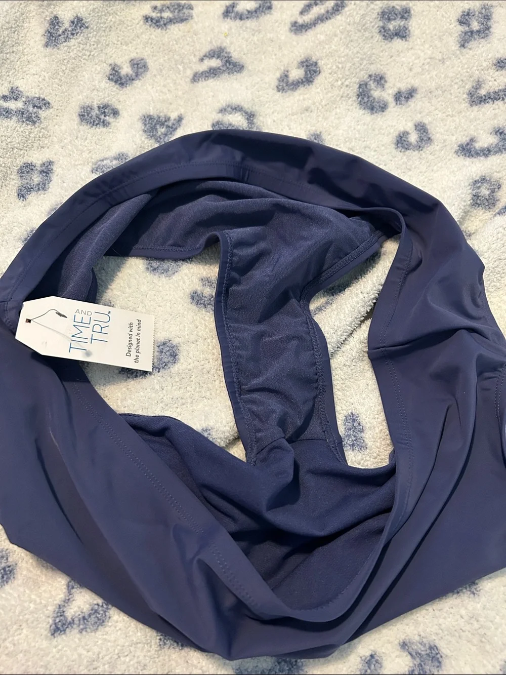 Time and Tru Navy Bikini Brief